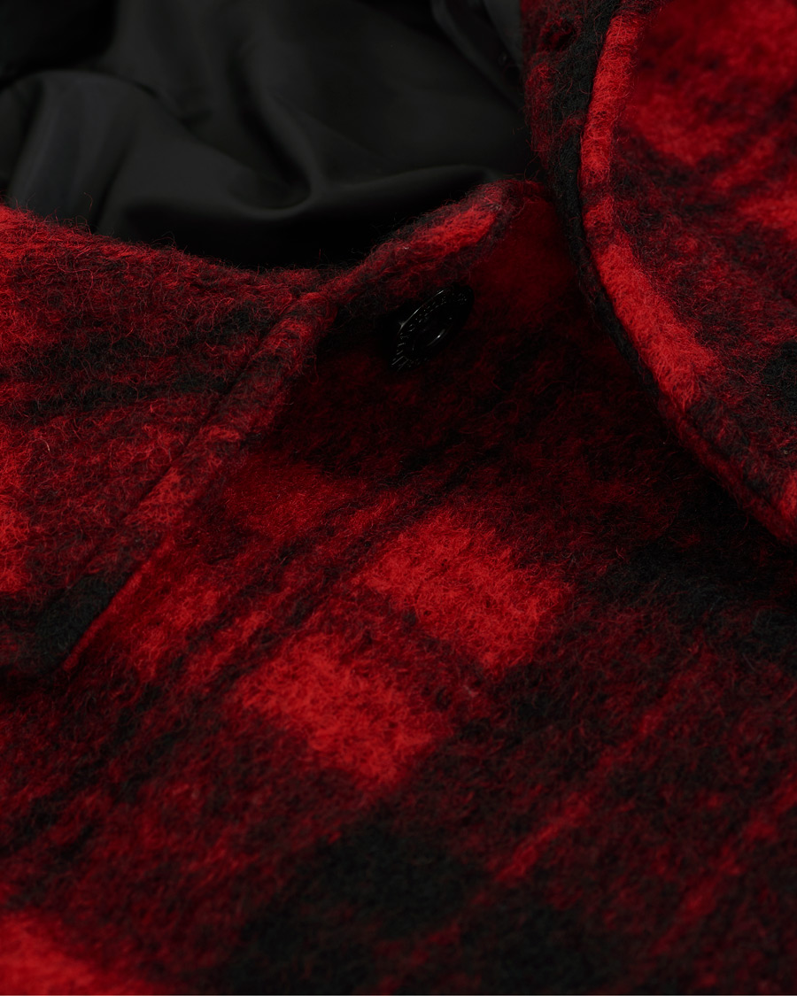 Herren | Hemden | Peak Performance | Wool Check Overshirt Red