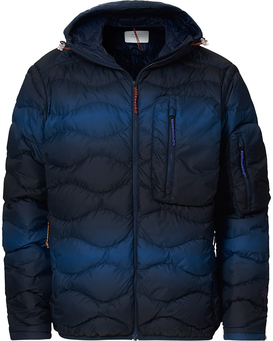 Herren | Jacken | Peak Performance | Ben Gorham Helium Hooded Jacket Blue Pattern