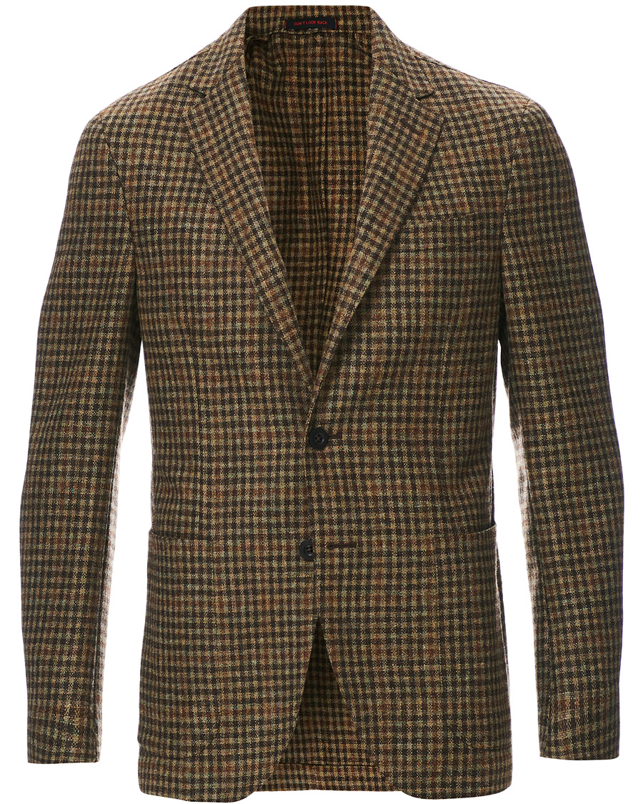 Herren | Sakkos | The Gigi | Degas Wool Check Blazer Brown/Beige