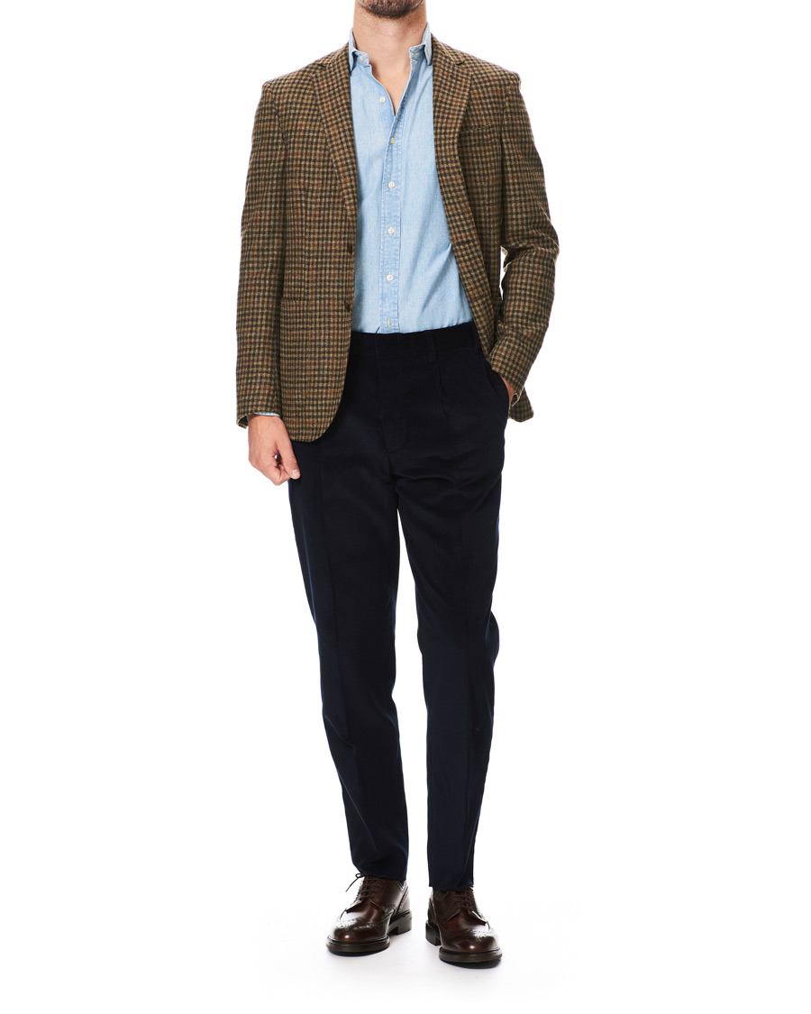 Herren | Sakkos | The Gigi | Degas Wool Check Blazer Brown/Beige