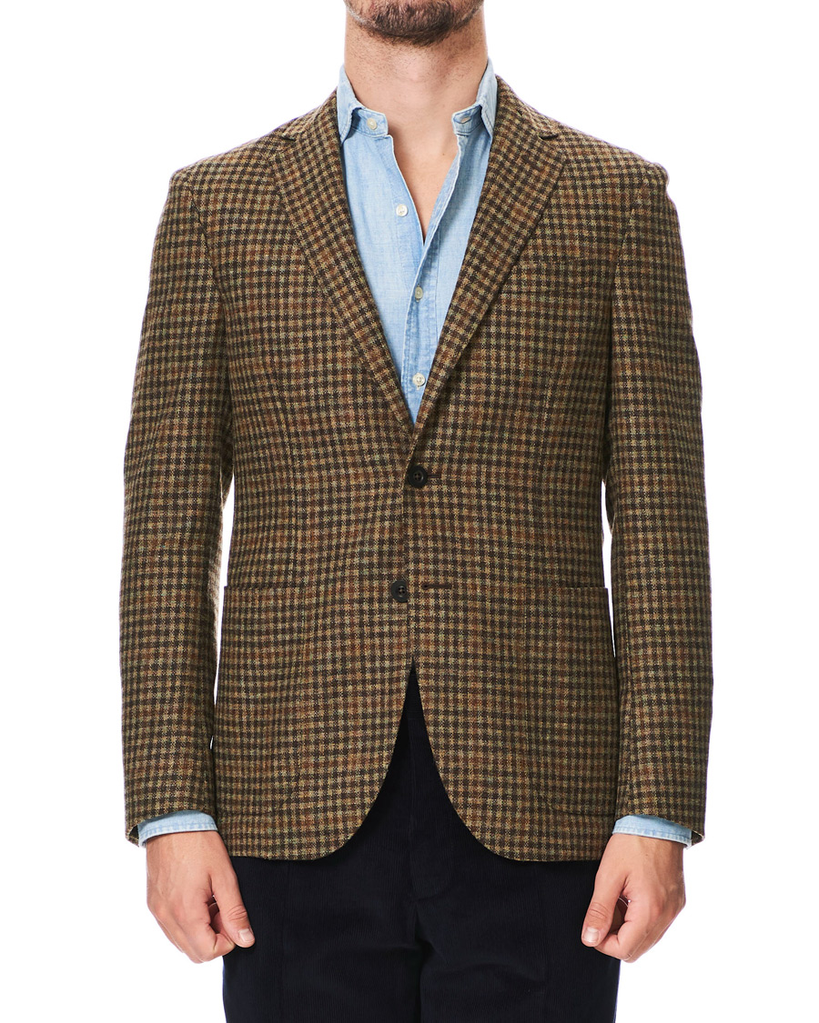 Herren | Sakkos | The Gigi | Degas Wool Check Blazer Brown/Beige