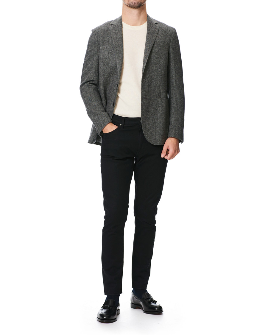 Herren | Sakkos | The Gigi | Degas Herringbone Shetland Blazer Grey