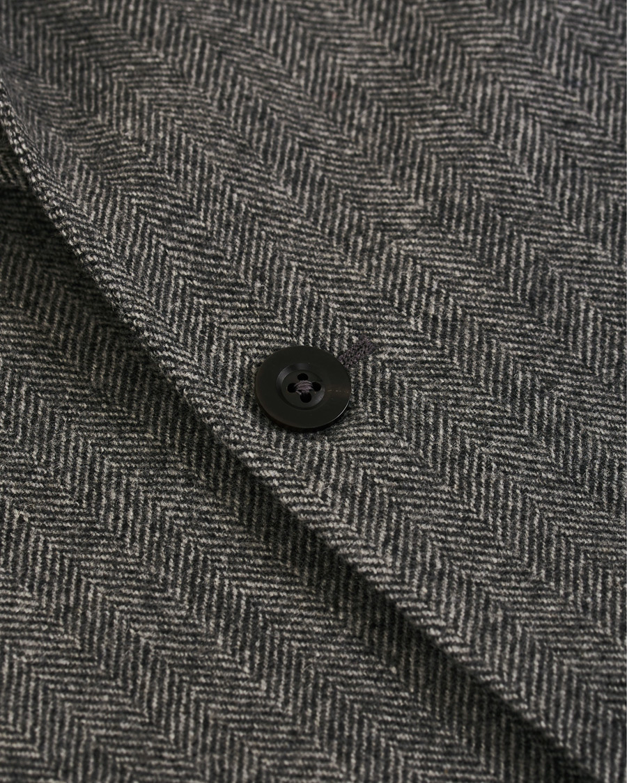 Herren | Sakkos | The Gigi | Degas Herringbone Shetland Blazer Grey
