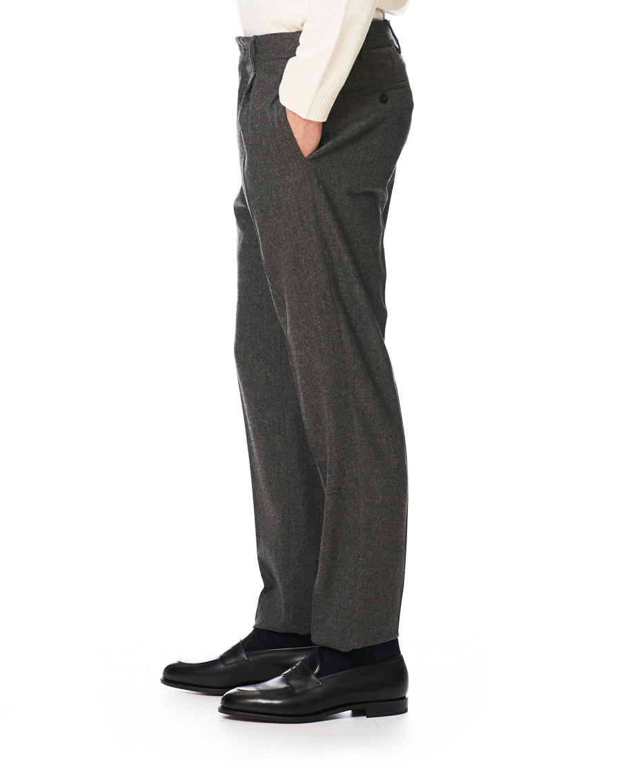 Herren | Hosen | The Gigi | Tonga Stretch Flannel Trousers Grey Melange