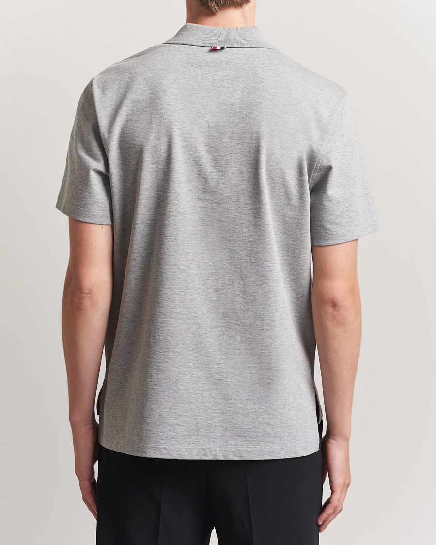 Herren | Poloshirts | Thom Browne | Relaxed Fit Polo Light Grey