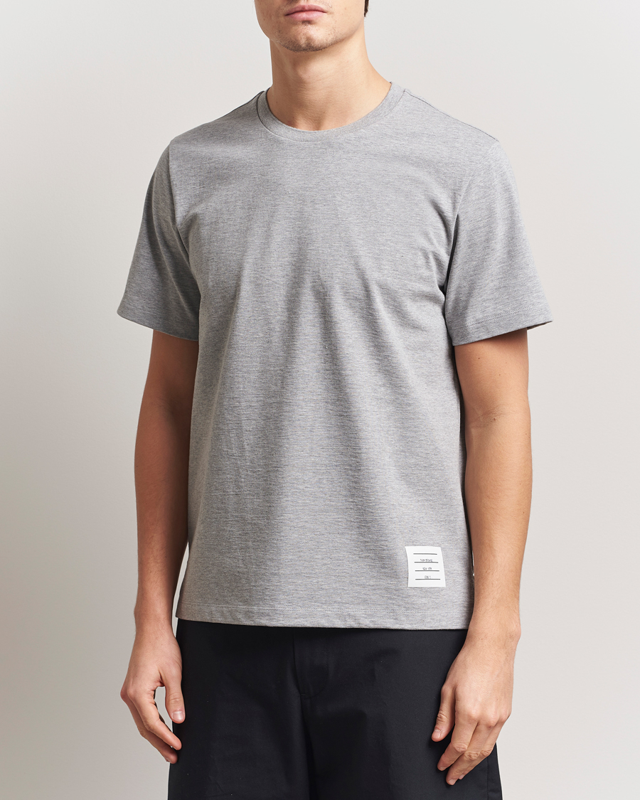 Herren | T-Shirts | Thom Browne | Relaxed Fit Short Sleeve T-Shirt Light Grey