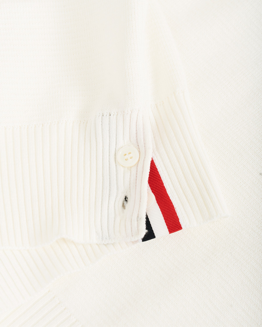 Herren | Pullover | Thom Browne | 4 Bar Milano Stitch Crew Neck Off White