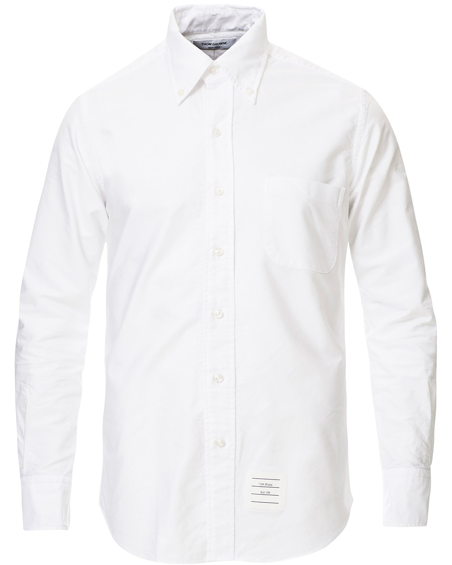 Herren | Hemden | Thom Browne | Contrast Placket Oxford Shirt White