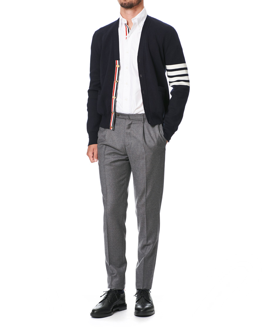Herren | Hemden | Thom Browne | Contrast Placket Oxford Shirt White