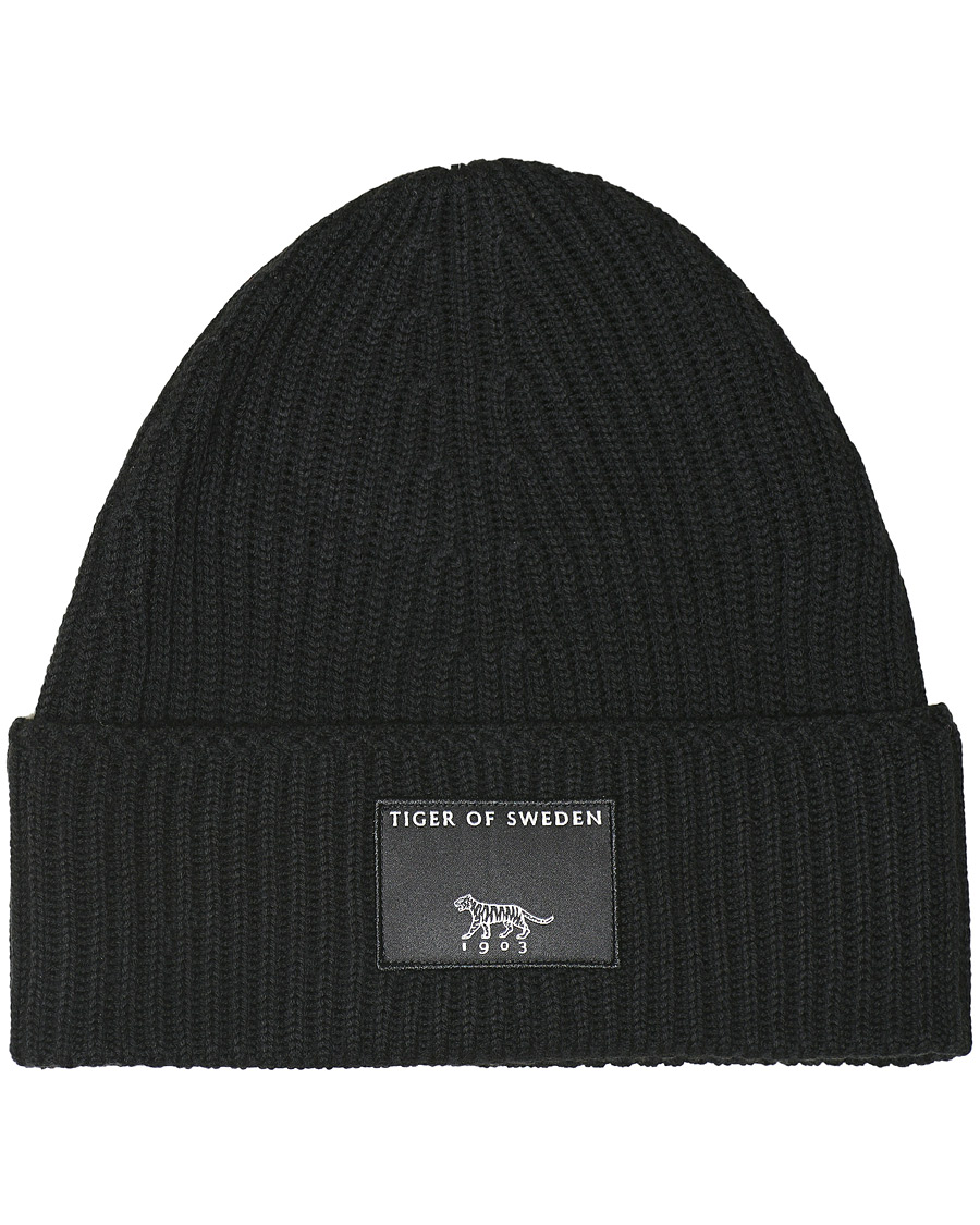 Herren | Tiger of Sweden Hollein Beanie Black | Tiger of Sweden | Hollein Beanie Black