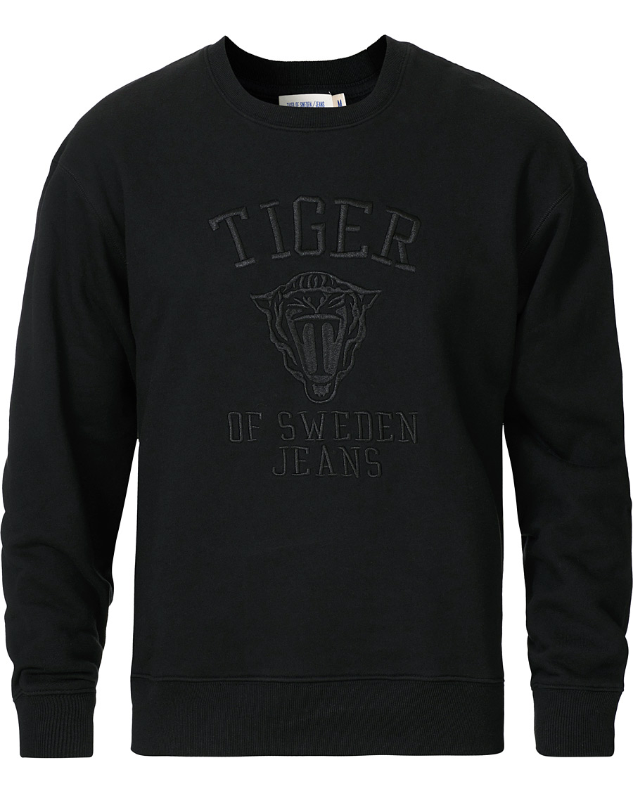 Herren | Pullover | Tiger of Sweden Jeans | Zoab Logo Crew Neck Sweatshirt Black