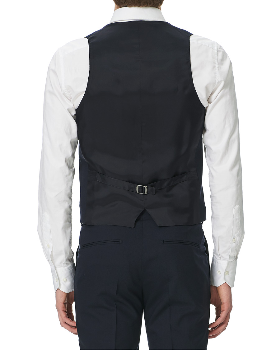 Herren | Sakkos | Tiger of Sweden | Litt Wool Waistcoat Navy