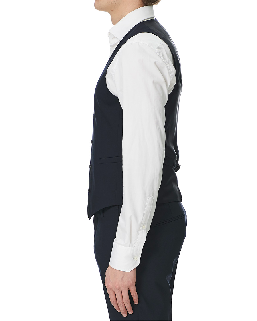 Herren | Sakkos | Tiger of Sweden | Litt Wool Waistcoat Navy