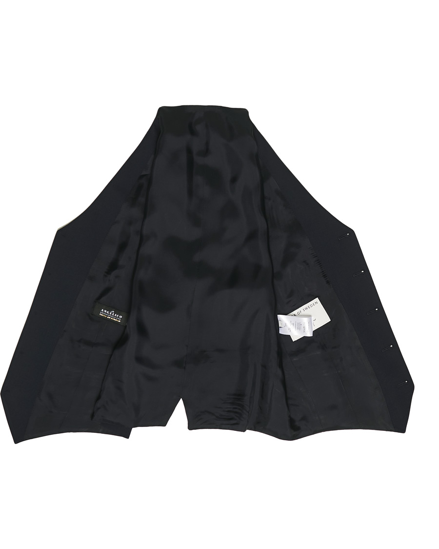 Herren | Sakkos | Tiger of Sweden | Litt Wool Waistcoat Navy