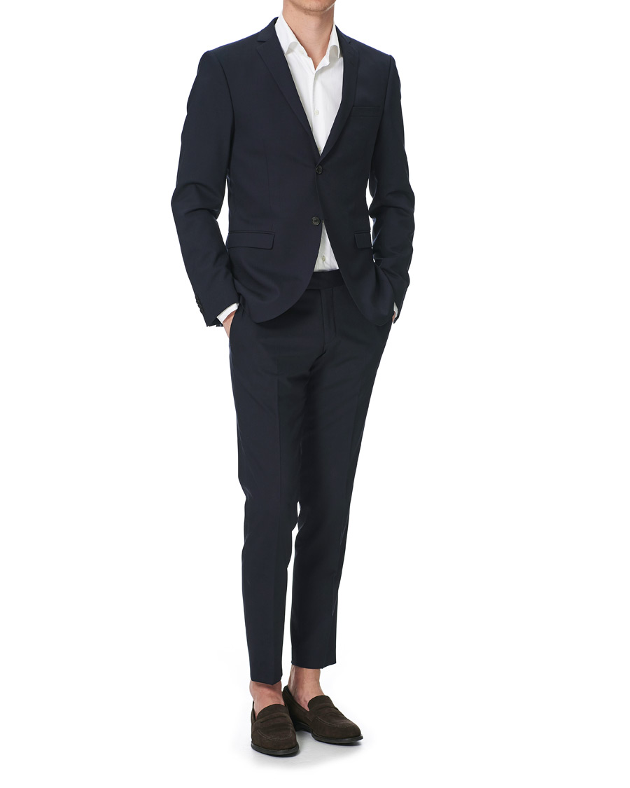 Herren | Sakkos | Tiger of Sweden | Jile Wool Suit Blazer Navy
