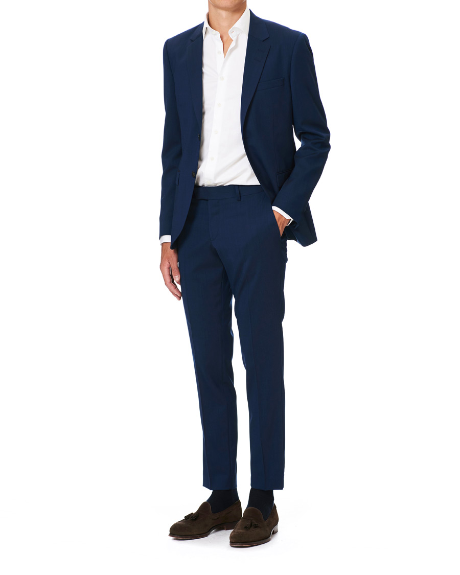 Herren | Hosen | Tiger of Sweden | Tordon Wool Suit Trousers Blue