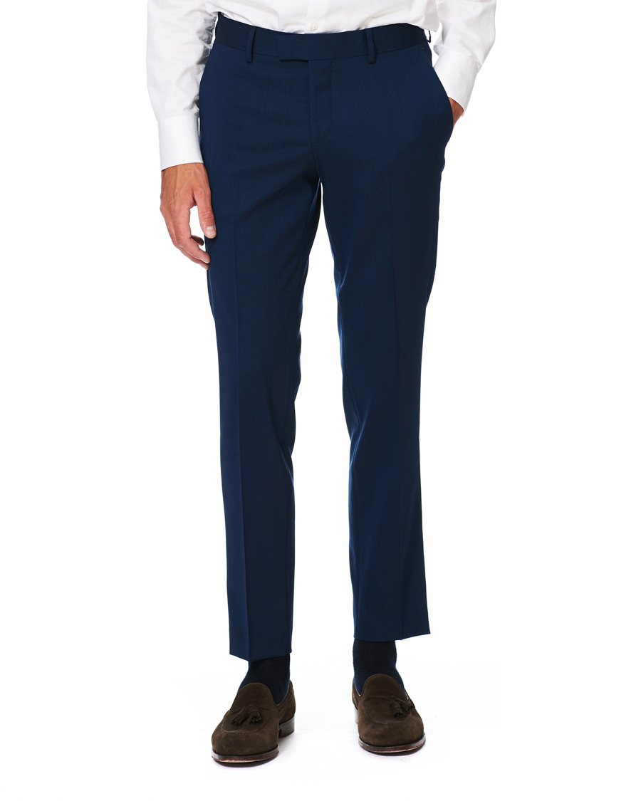 Herren | Hosen | Tiger of Sweden | Tordon Wool Suit Trousers Blue