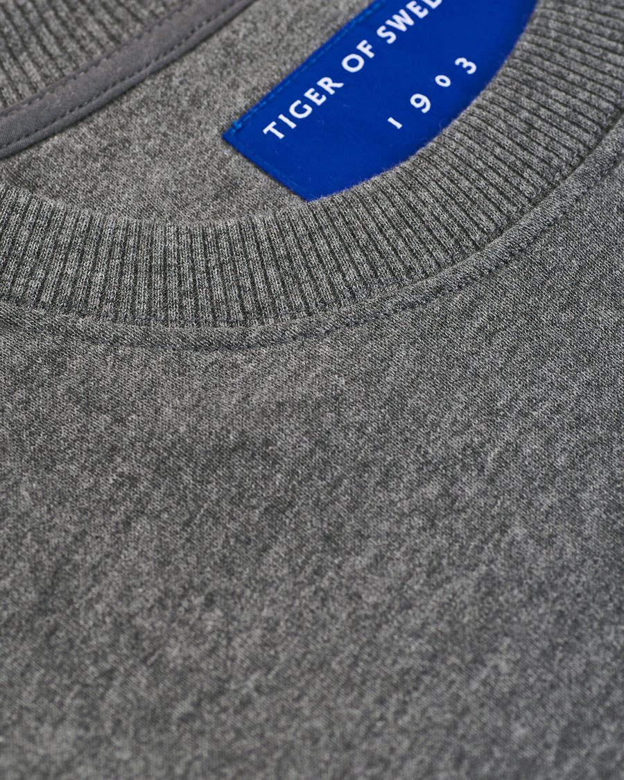 Herren | Pullover | Tiger of Sweden | Movement Malham Sweatshirt Medium Grey Melange