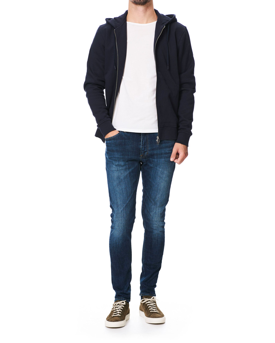 Herren | Pullover | Tiger of Sweden | Movement Namir Full Zip Hoodie Blue