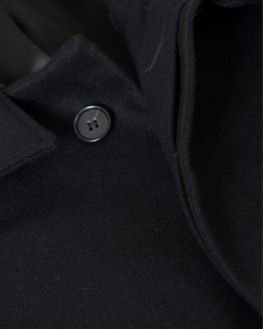 Herren | Jacken | Tiger of Sweden | Cunning Wool/Cashmere Stand Collar Coat Black