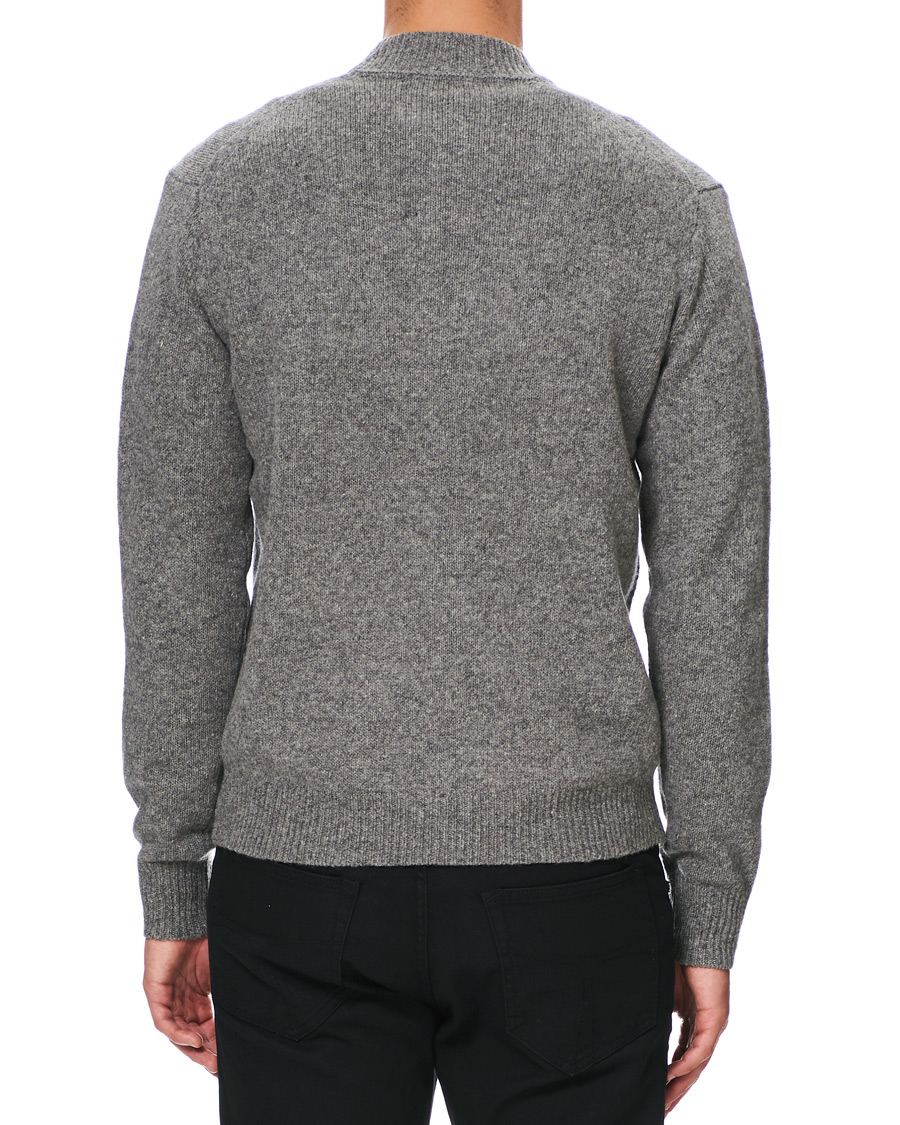 Herren | Pullover | Tiger of Sweden | Morchella Wool Full Zip Grey