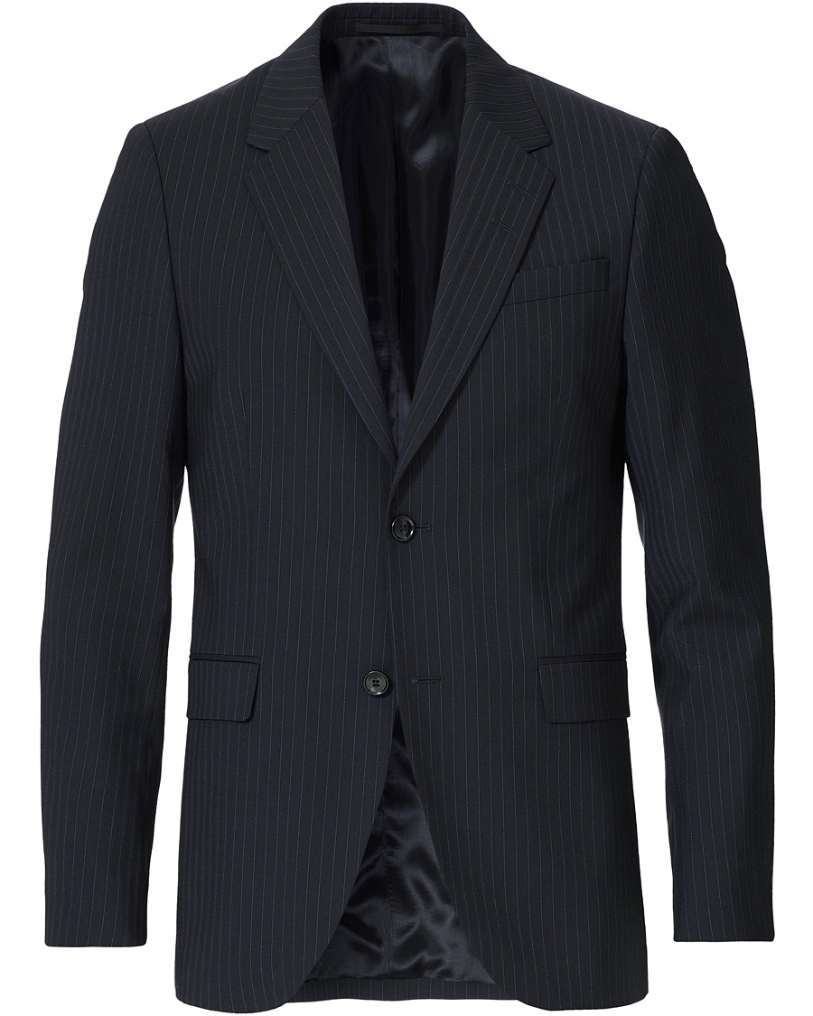 Herren | Sakkos | Tiger of Sweden | Jarl Travel Blazer Navy Stripe