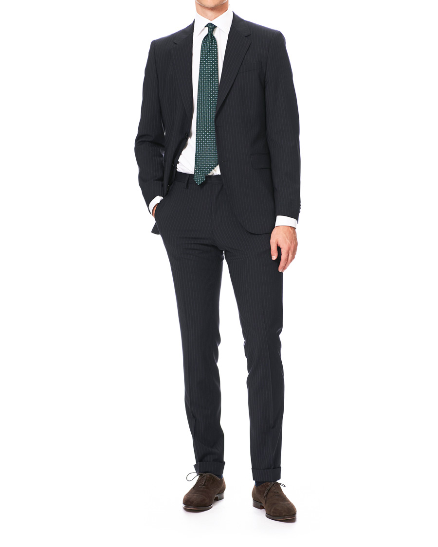 Herren | Sakkos | Tiger of Sweden | Jarl Travel Blazer Navy Stripe