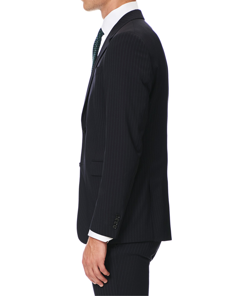 Herren | Sakkos | Tiger of Sweden | Jarl Travel Blazer Navy Stripe