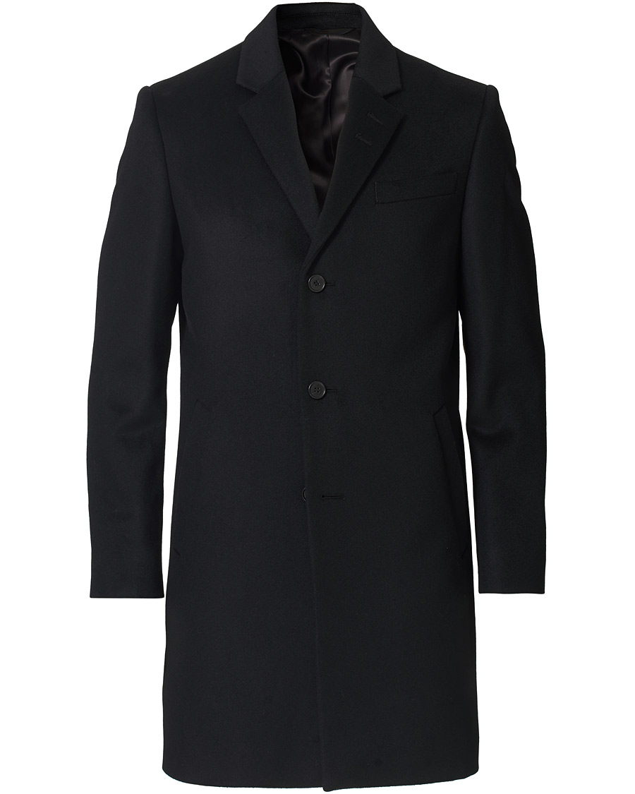 Herren | Jacken | Tiger of Sweden | Cempsey Wool/Cashmere Coat Black 44