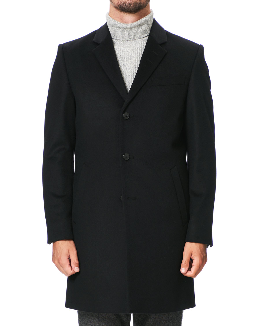 Herren | Jacken | Tiger of Sweden | Cempsey Wool/Cashmere Coat Black 44