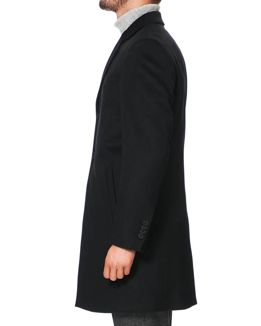 Herren | Jacken | Tiger of Sweden | Cempsey Wool/Cashmere Coat Black 44