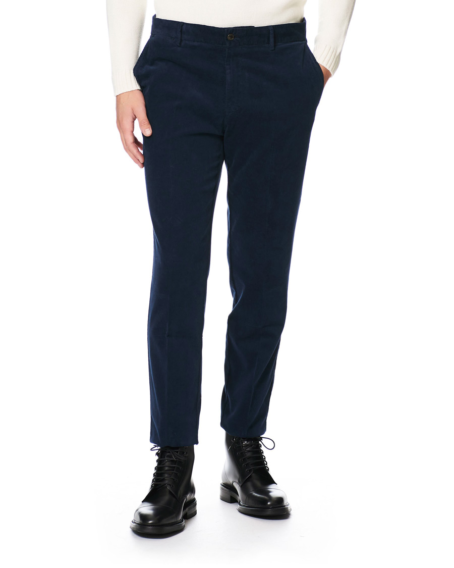 Herren | Hosen | Tiger of Sweden | Truman Corduroy Trousers Navy
