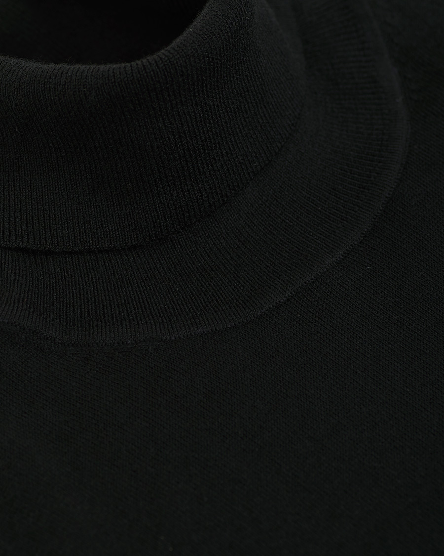 Herren | Pullover | Tiger of Sweden | Neville Extra Fine Merino Polo Black
