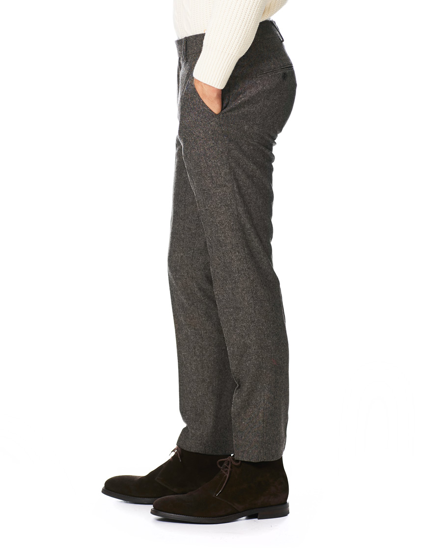 Herren | Hosen | Tiger of Sweden | Tordon Flannel Trousers Brown
