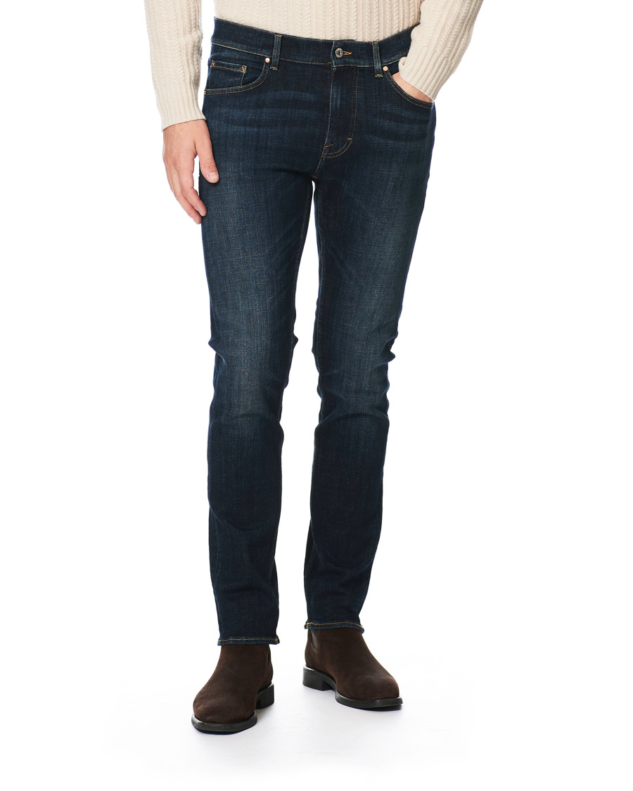 Herren | Jeans | Tiger of Sweden Jeans | Leon Matcheses Superstretch Jeans Royal Blue
