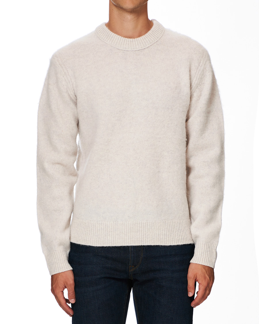Herren | Pullover | Tiger of Sweden Jeans | Prowler Knitted Crew Neck White
