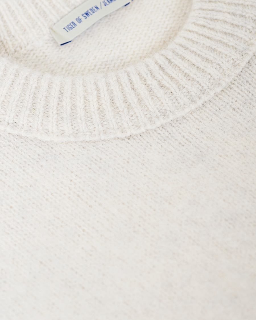 Herren | Pullover | Tiger of Sweden Jeans | Prowler Knitted Crew Neck White