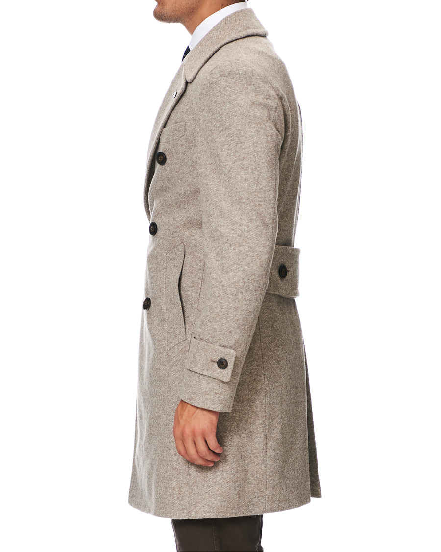 Herren | Jacken | L.B.M. 1911 | Double Breasted Coat Beige