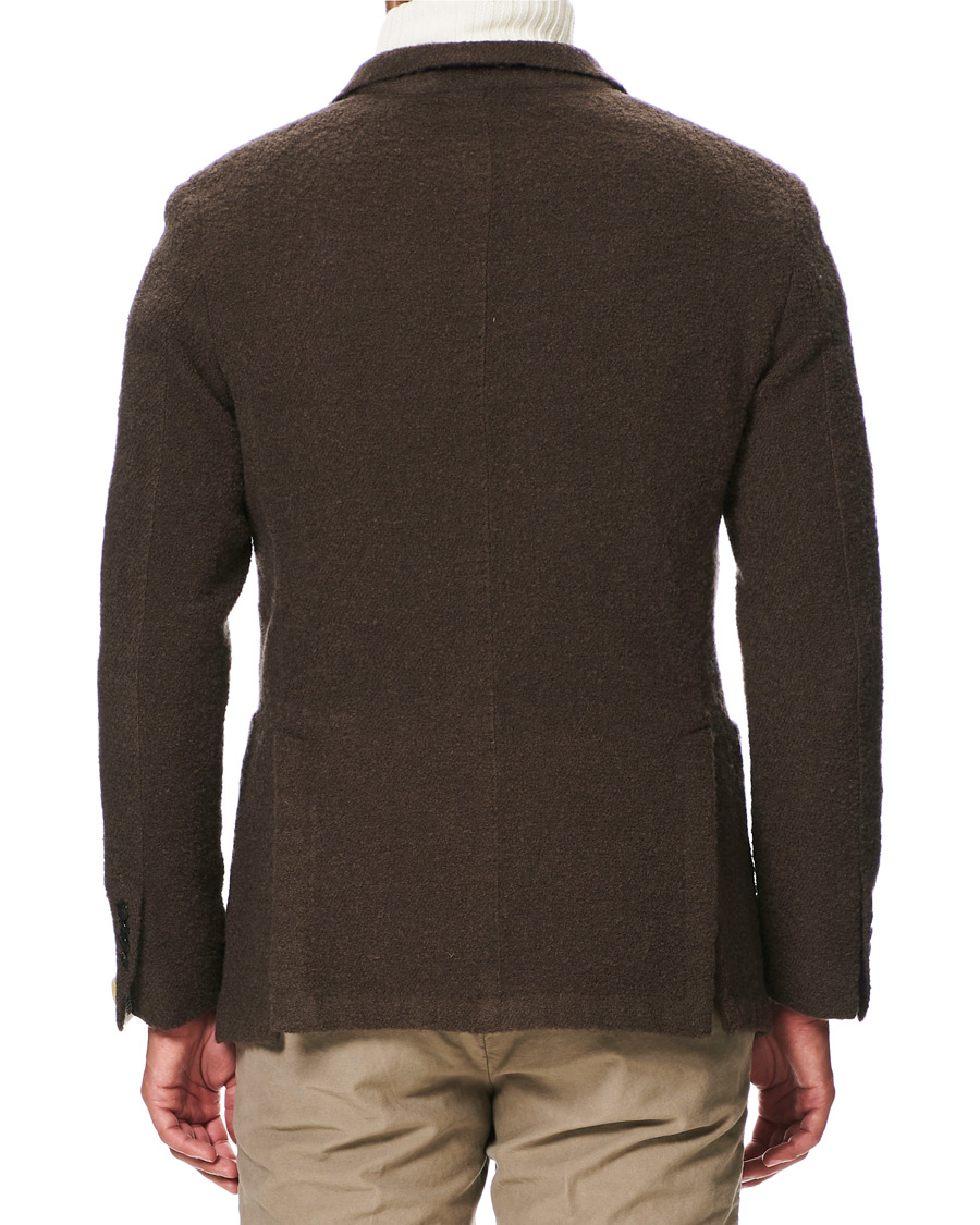 Herren | Sakkos | L.B.M. 1911 | Jack Regular Wool Boucle Blazer Brown