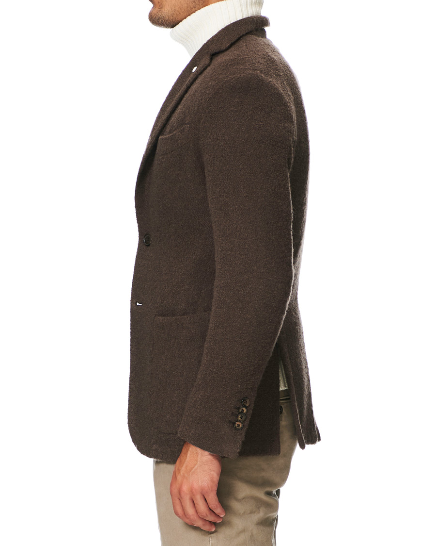 Herren | Sakkos | L.B.M. 1911 | Jack Regular Wool Boucle Blazer Brown