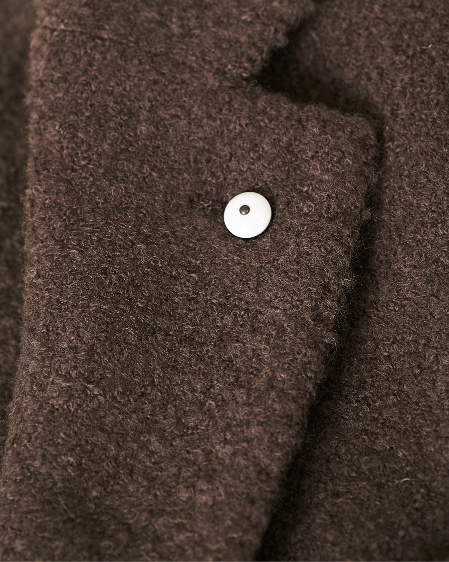 Herren | Sakkos | L.B.M. 1911 | Jack Regular Wool Boucle Blazer Brown