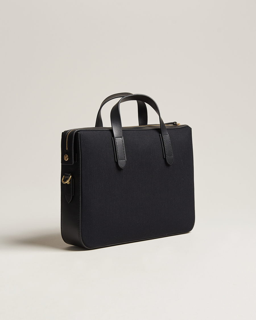 Herren | Mismo M/S Canvas Briefcase Coal/Black | Mismo | M/S Canvas Briefcase Coal/Black