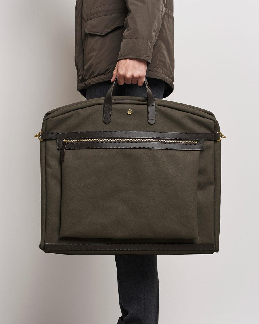 Men | Suit Carriers | Mismo | M/S Suit Carrier Army/Dark Brown