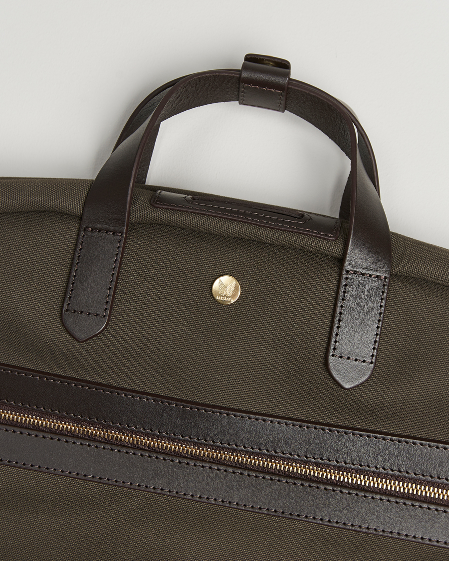 Herren | Taschen | Mismo | M/S Suit Carrier Army/Dark Brown