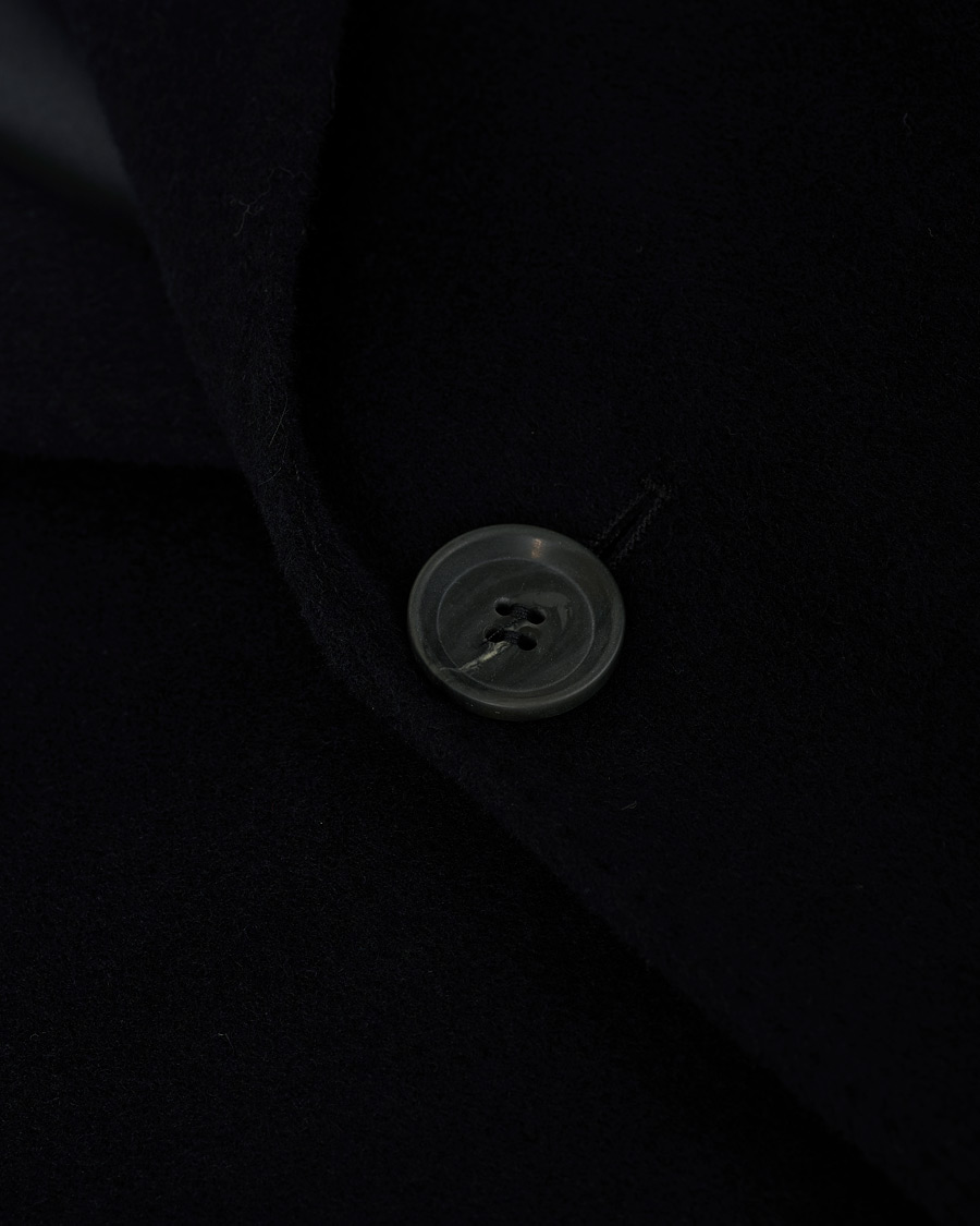 Herren | Jacken | Oscar Jacobson | Storvik Wool/Cashmere Coat Navy