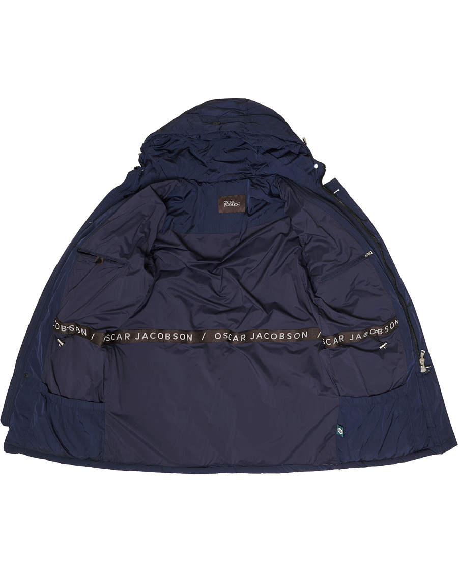 Herren | Jacken | Oscar Jacobson | Clayton Lightweight Puffer Coat Navy