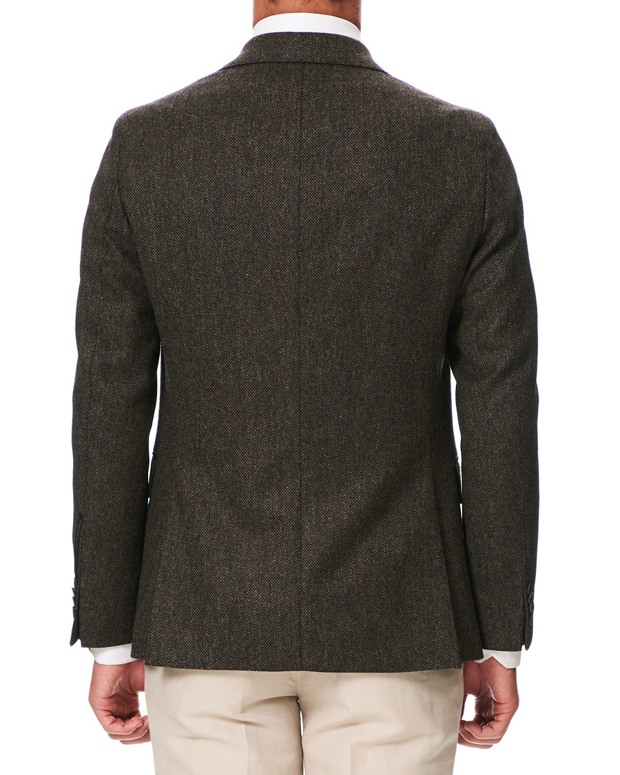 Herren | Sakkos | Oscar Jacobson | Fogerty Yorkshire Tweed By Moon Blazer Brown