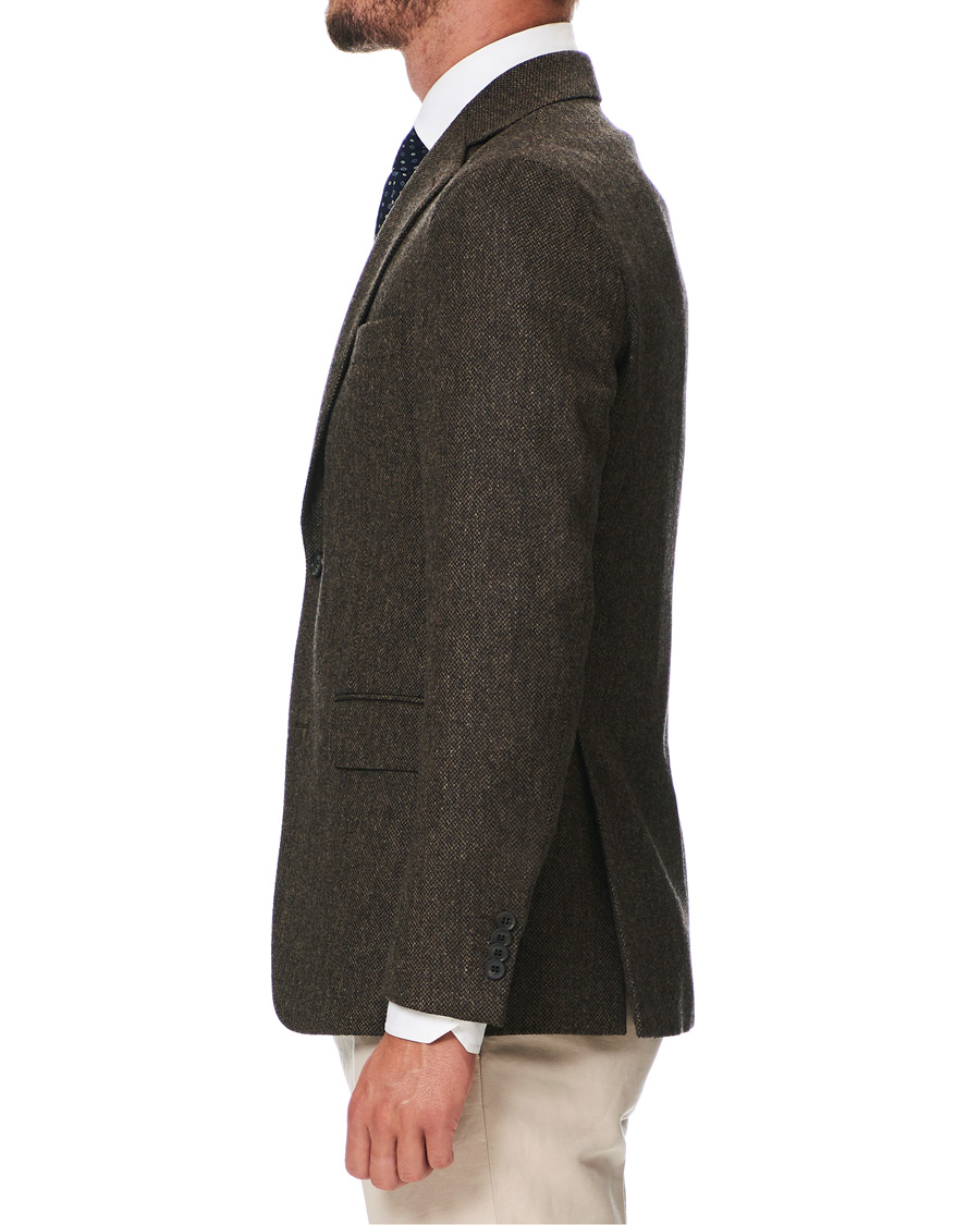 Herren | Sakkos | Oscar Jacobson | Fogerty Yorkshire Tweed By Moon Blazer Brown