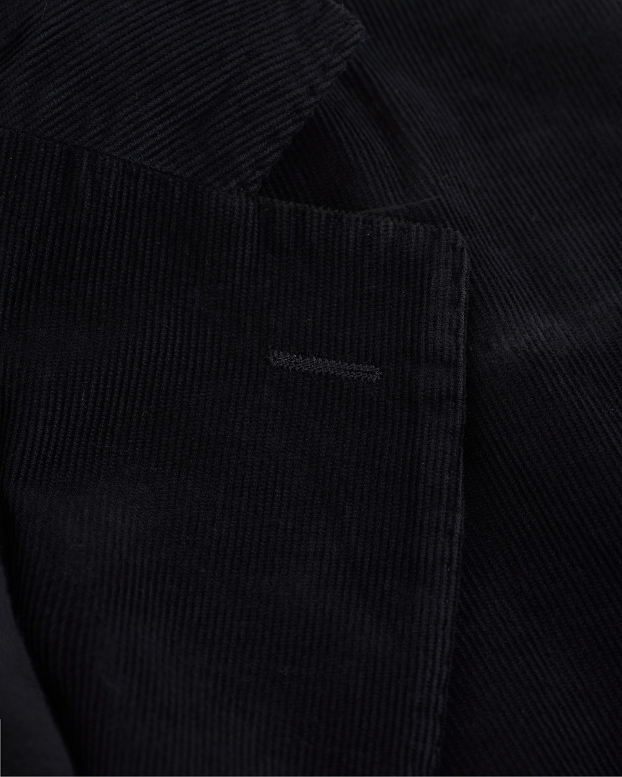 Herren | Sakkos | Oscar Jacobson | Egel Patch Pocket Baby Cord Blazer Navy