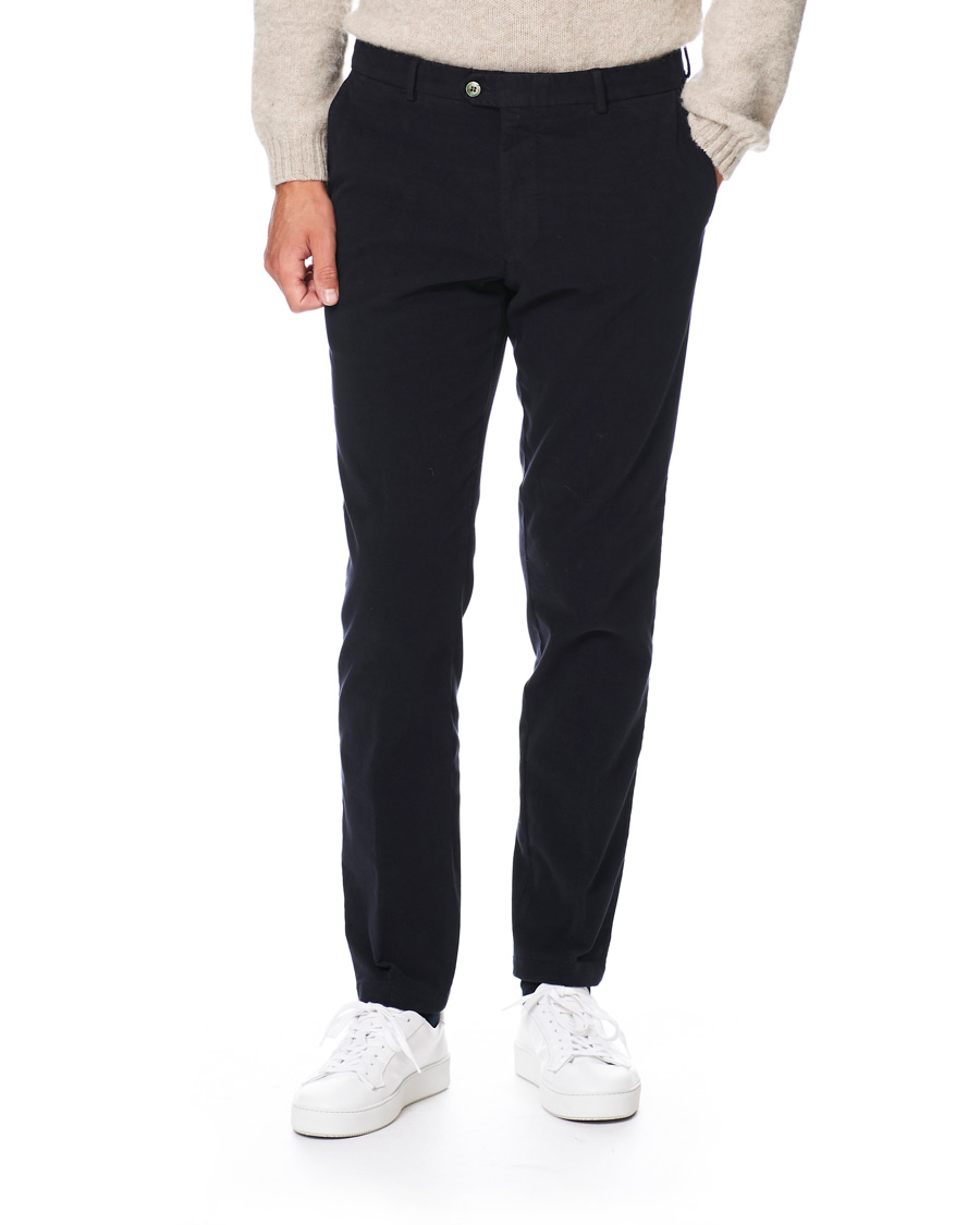 Herren | Hosen | Oscar Jacobson | Denz Moleskin Trousers Navy